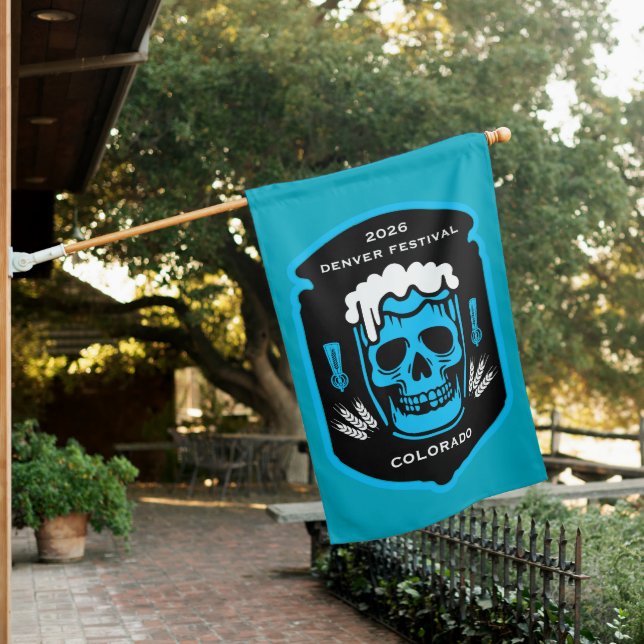 Beer Oktoberfest Business Promotion House Flag (In SItu)