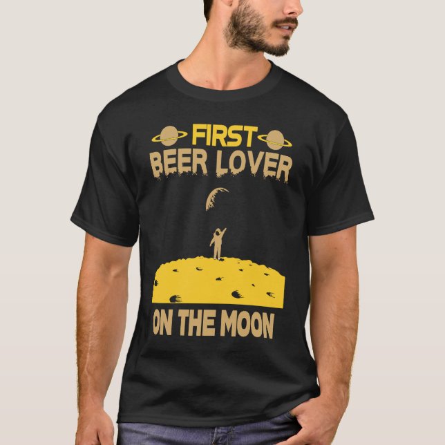 Beer On The Moon T-Shirt (Front)