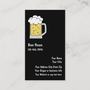 Beer Or Brewery Business Cards