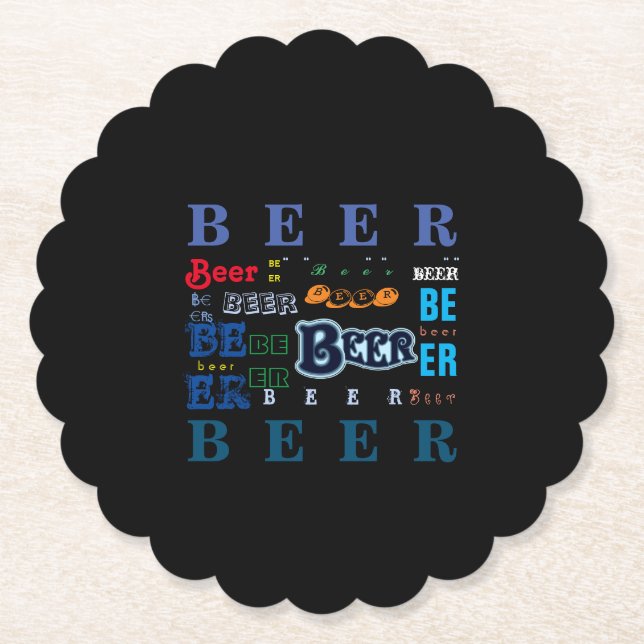 Beer Paper Coaster (Front)