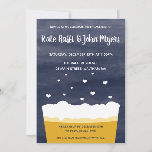 Beer Party Invitations _ A Celebration is Brewing