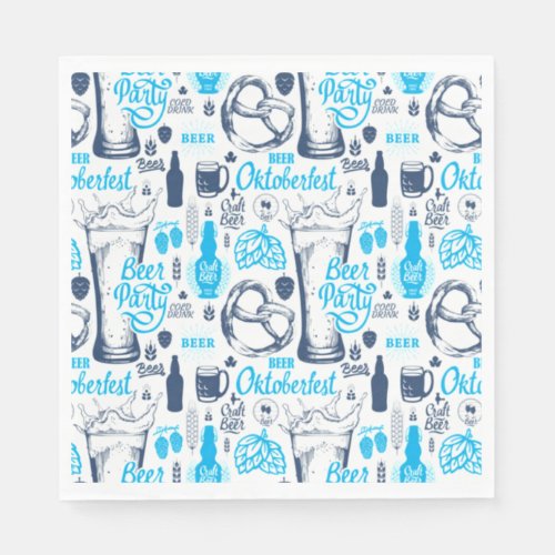 Beer Party Oktoberfest Napkins