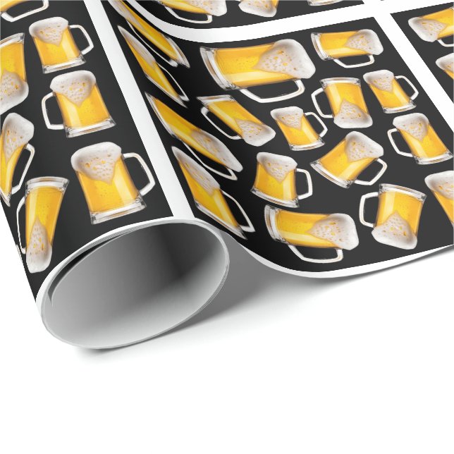 Beer pattern wrapping paper (Roll Corner)