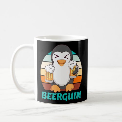 Beer Penguin Beer Guin Men Beer Fathers Day Party Coffee Mug