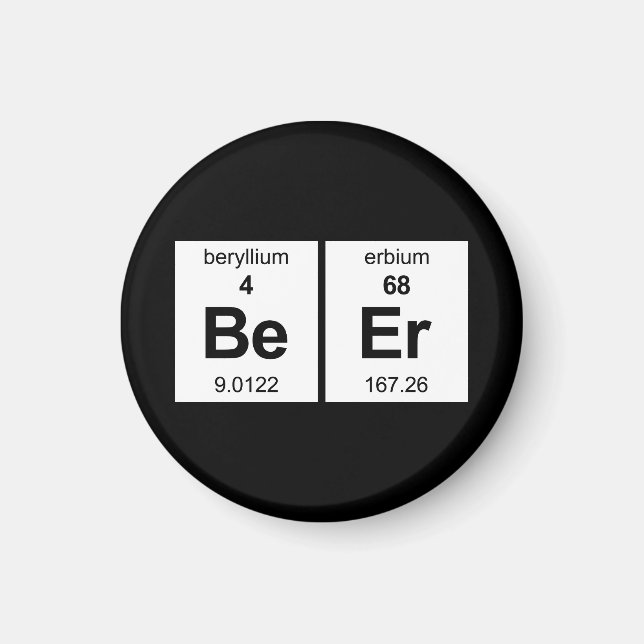 BeEr Periodic Table Magnet (Front)