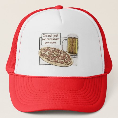 Beer  Pizza for Breakfast Hat
