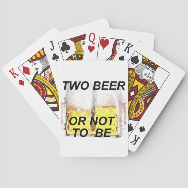 beer poker cards (Back)