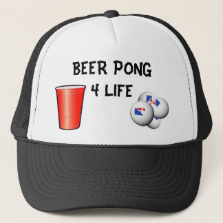 BEER PONG 4 LIFE TRUCKER HAT