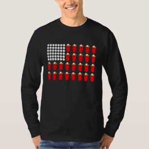 Beer Pong American Flag T-Shirt