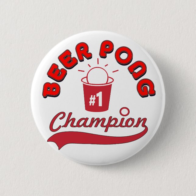 Beer Pong Award Button (Front)
