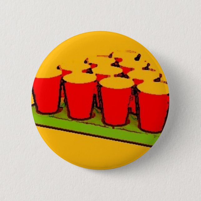 Beer Pong Button (Front)