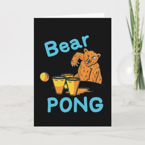 Beer Pong Card