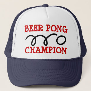 Beer pong chamion hat
