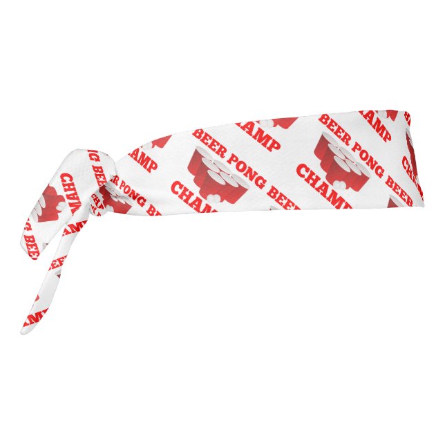 Beer Pong Champ Headband Scarf (Rotate 270)