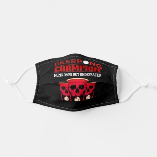 Beer Pong Champion Adult Cloth Face Mask