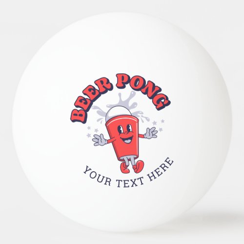 Beer Pong Champion Funny Drinking Game Ping Pong Ball