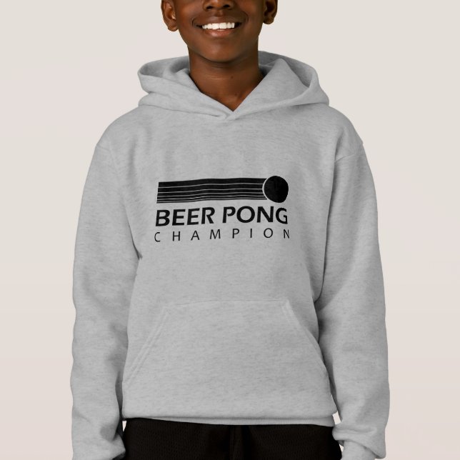 Beer Pong Champion Hoodie (Front)