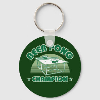 Beer Pong Champion Keychain