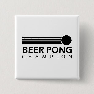 Beer Pong Champion Pinback Button