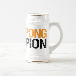 beer pong champion stein