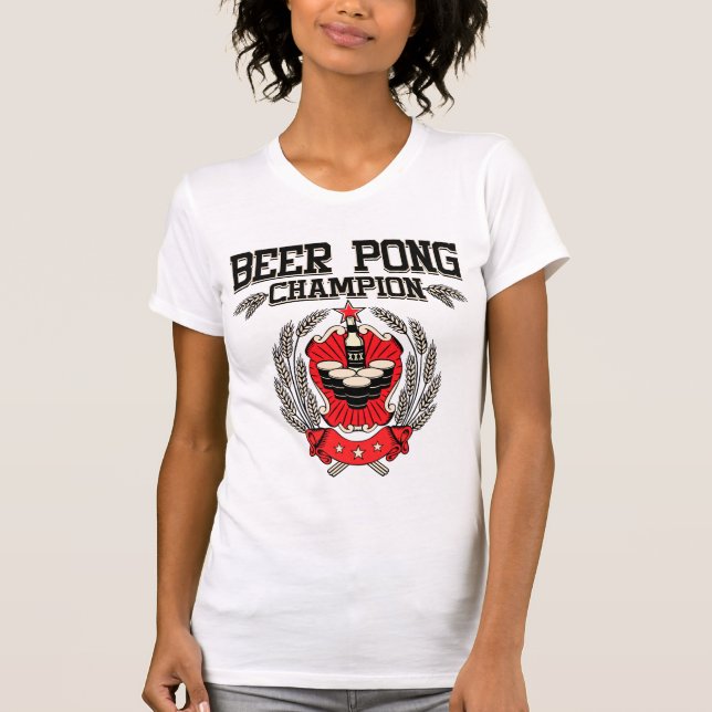 Beer Pong Champion T-Shirt (Front)