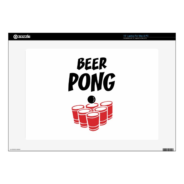 Beer Pong Decals For Laptops