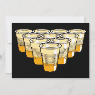 beer pong invitation