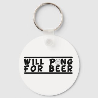 Beer Pong Key Chain