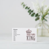 Beer Pong King Business Card (Standing Front)
