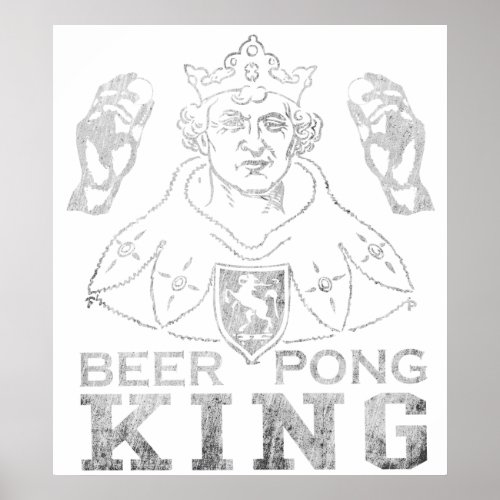 Beer Pong King Poster