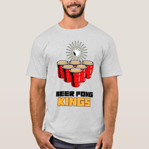 Beer Pong Kings T_Shirt