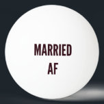 Beer Pong married af funny Christmas wedding xmas Ping Pong Ball<br><div class="desc">Beer Pong Christmas wedding xmas hanukkah married af funny</div>