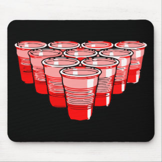 beer pong mouse pad