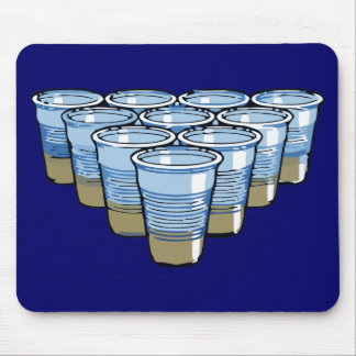beer pong mouse pad