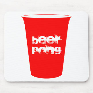 beer pong mouse pad