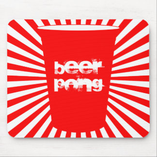 beer pong mouse pad