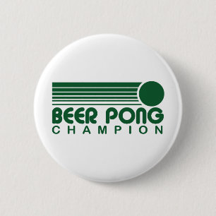 Beer Pong Pinback Button