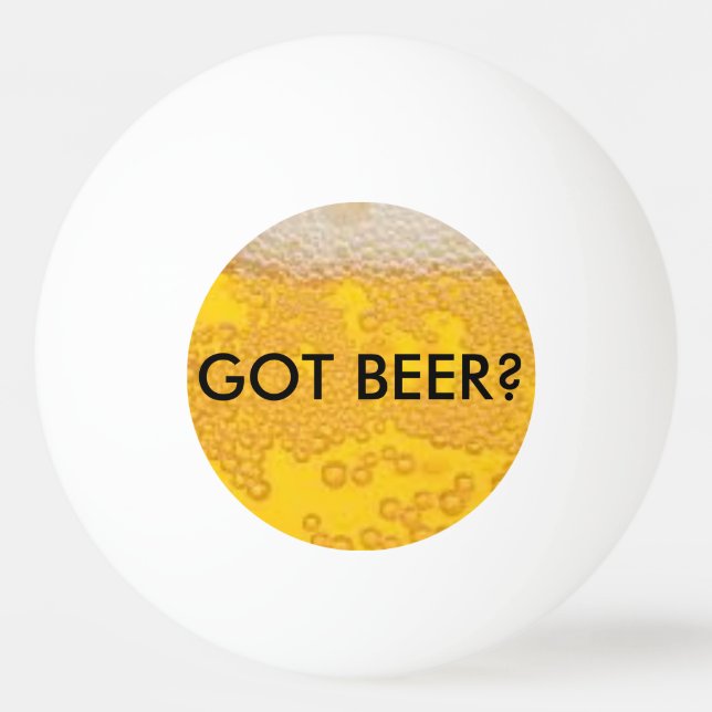 Beer Pong Ping-Pong Ball (Front)