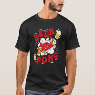 Beer Pong Table Party Game Drinking Game Beer Pong T-Shirt