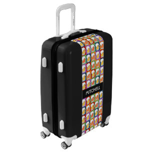 BEER Pop Art custom name luggage
