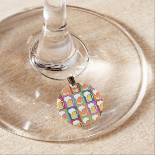 BEER Pop Art wine charm