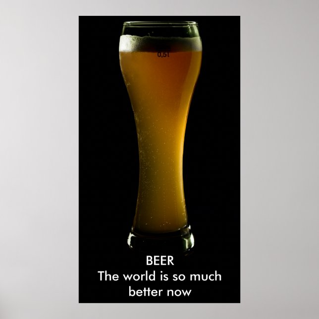 Beer poster with text (Front)