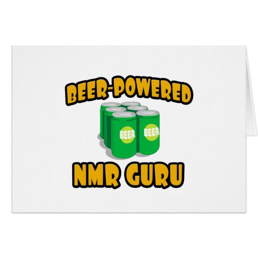 Beer-Powered NMR Guru Cards (Front Horizontal)