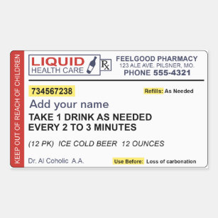 Download Prescription Stickers - 100% Satisfaction Guaranteed | Zazzle