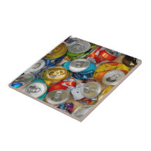 BEER Print Made Out or Aluminum Cans