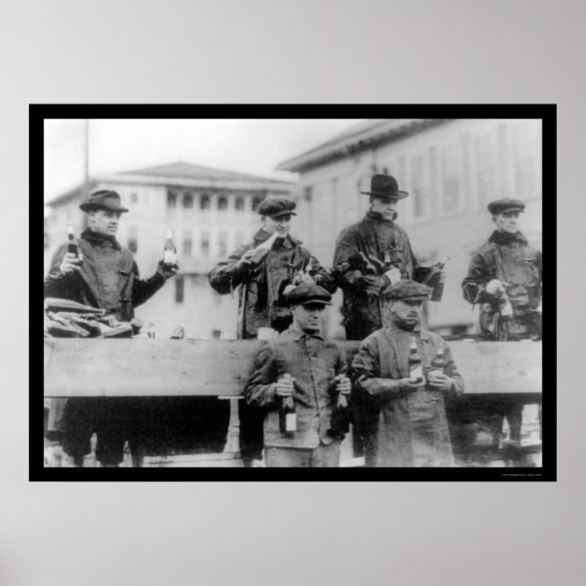 Beer Prohibition in Zion City, IL 1920 Poster (Front)