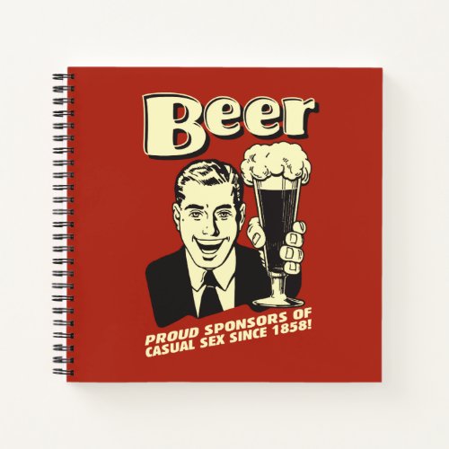 Beer Proud Sponsors Casual Sex Notebook