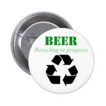 Beer recycling in process button