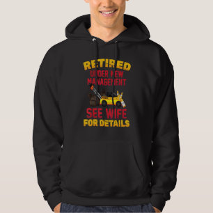 Beer   Retired Under New Management See Wife For D Hoodie