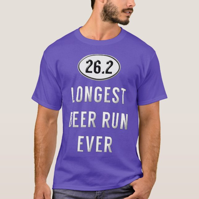 Beer Run 262 Funny Running Team Shirt Marathon (Front)